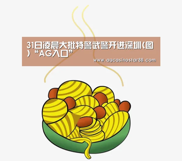 31日凌晨大批特警武警开进深圳(图)“AG入口”(图2) AG综合
